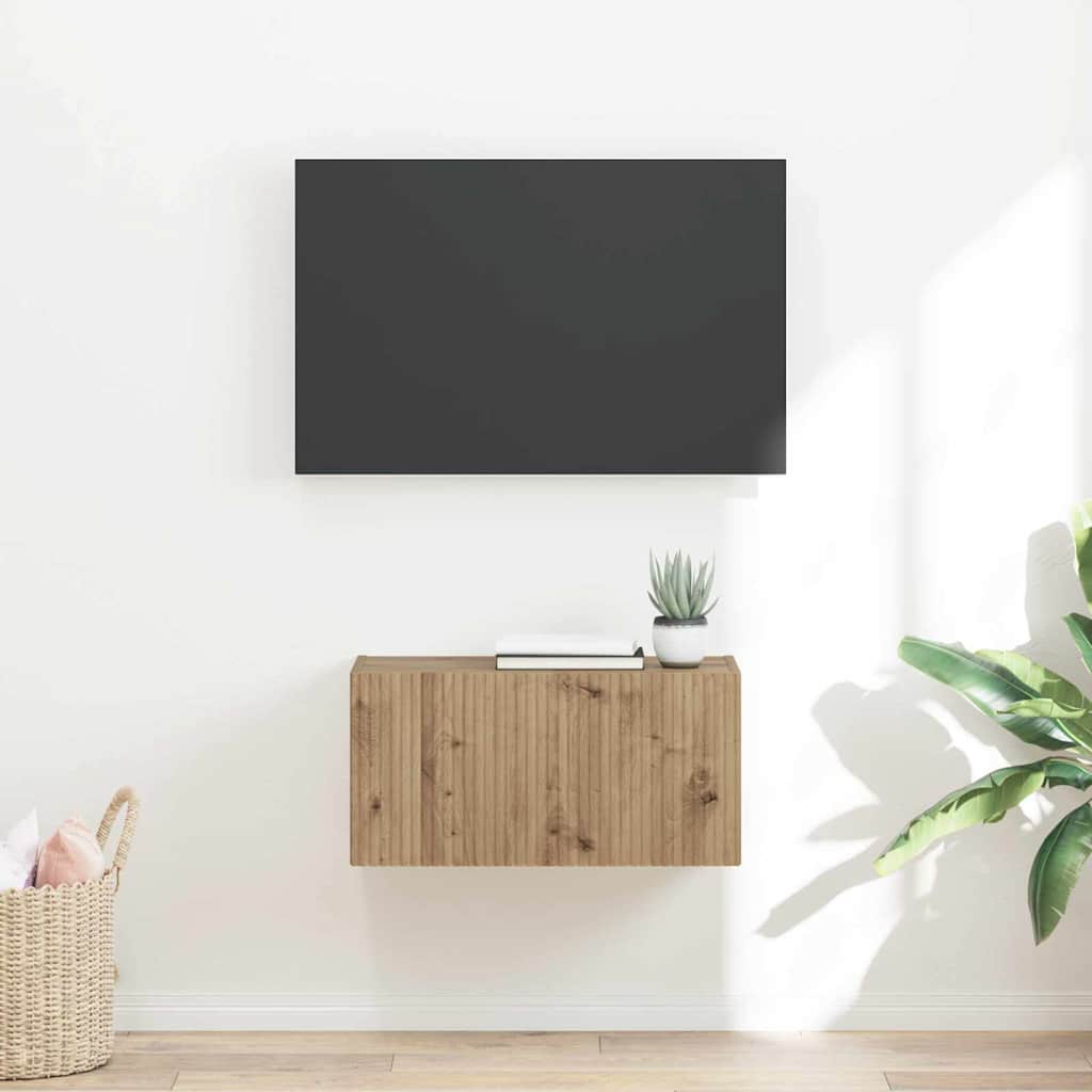 Mobile TV da parete Rovere Artigianale 60 x 31 x 29,5 cm