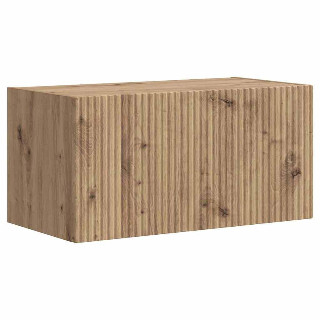 Mobile TV da parete 2 pcs Rovere Artigianale 60 x 31 x 29.5 cm