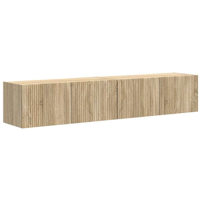 Mobile TV da parete 2 pcs Sonoma 78,5 x 31 x 29,5 cm