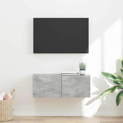 Mobile TV da parete Calcestruzzo 60 x 31 x 29.5 cm