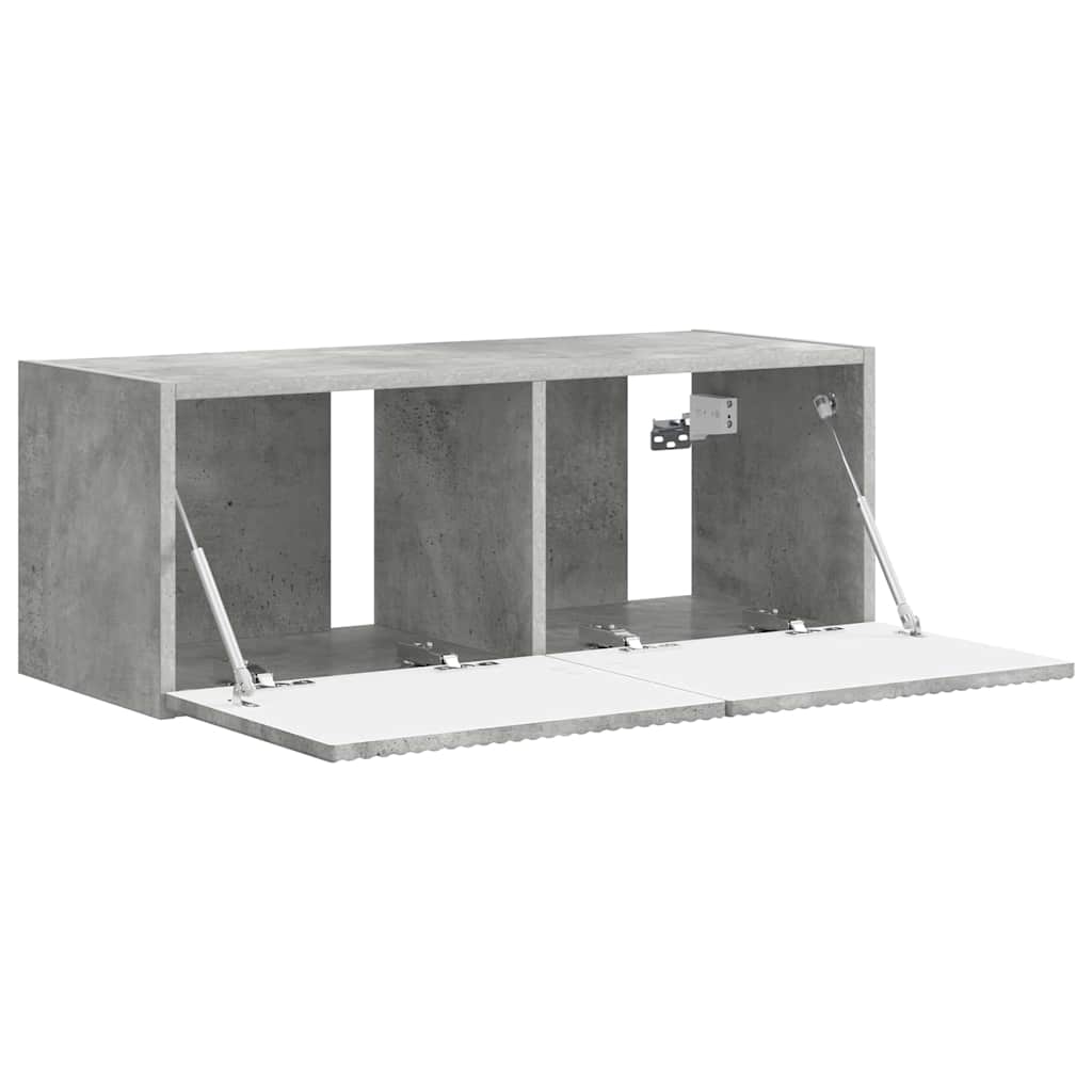 Mobile TV da parete Calcestruzzo 78,5 x 31 x 29,5 cm