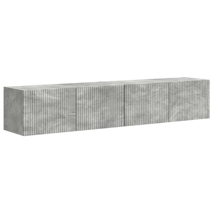 Mobile TV da parete 2 pcs Calcestruzzo 78,5 x 31 x 29,5 cm