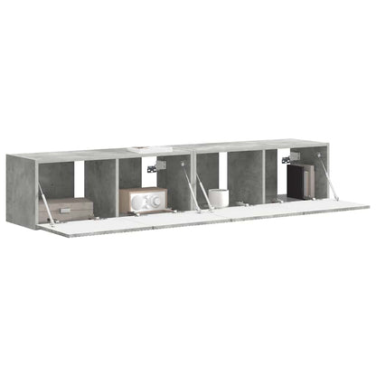 Mobile TV da parete 2 pcs Calcestruzzo 60 x 31 x 29.5 cm