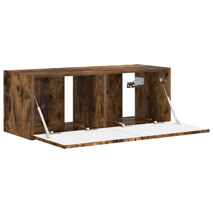 Mobile TV da parete Rovere fumÃ© 60 x 31 x 29.5 cm