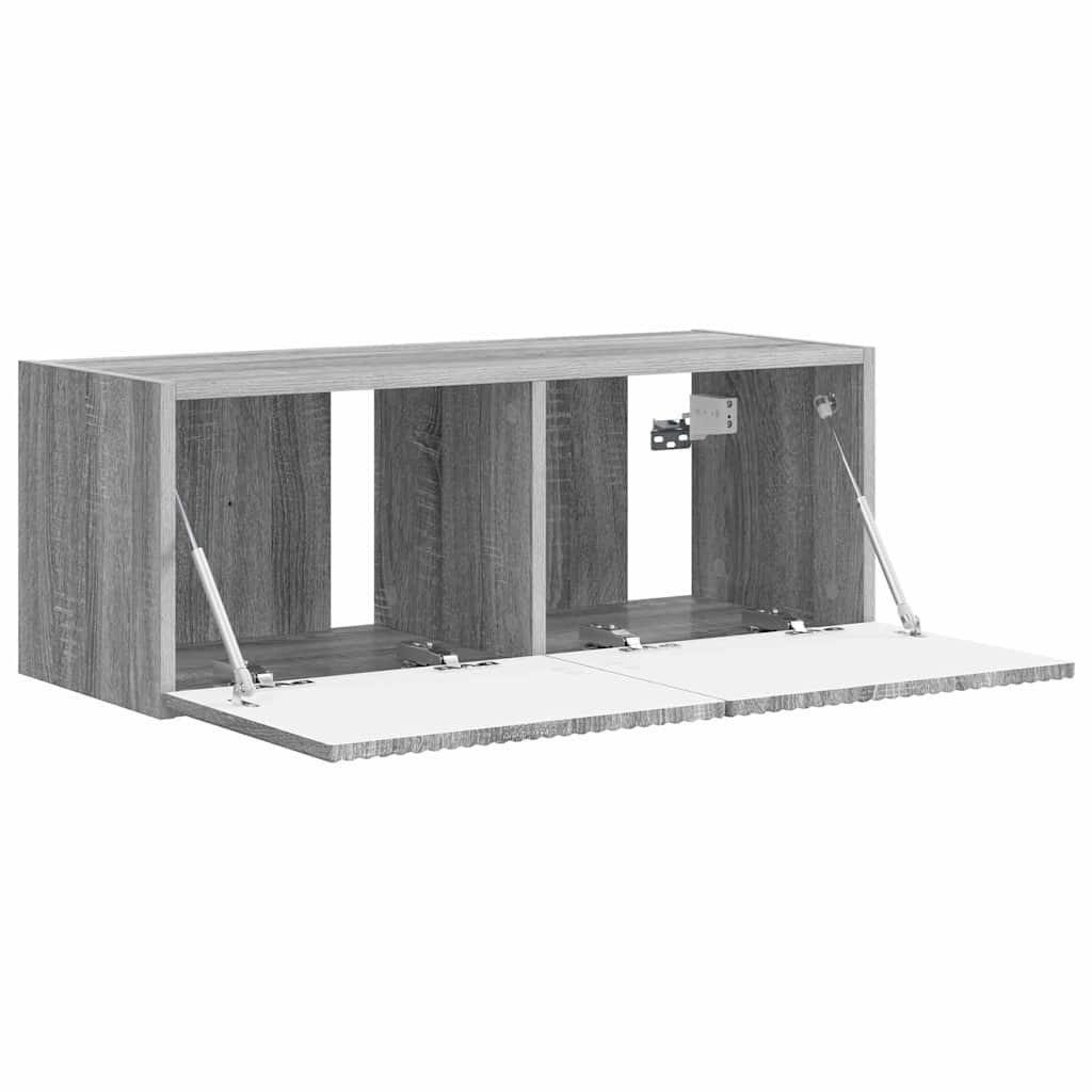 Mobile TV da parete Grigio Sonoma 60 x 31 x 29.5 cm