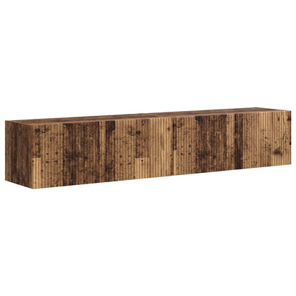 Mobile TV da parete 2 pcs Legno vecchio 78,5 x 31 x 29,5 cm