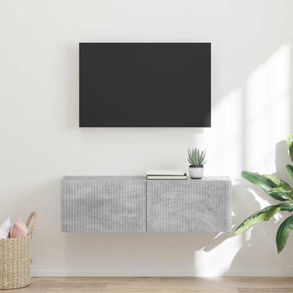 Mobile TV da parete Calcestruzzo 98 x 31 x 29,5 cm