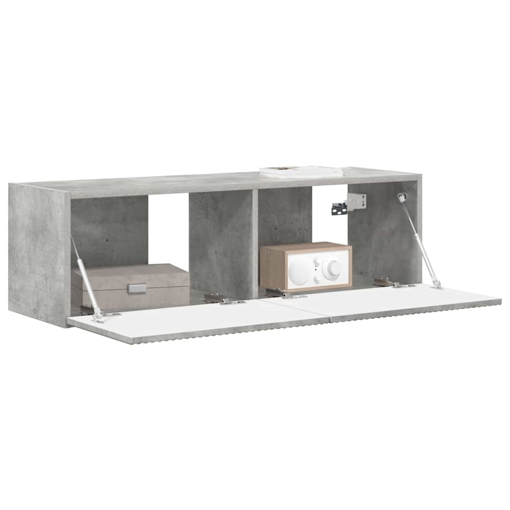 Mobile TV da parete Calcestruzzo 98 x 31 x 29,5 cm