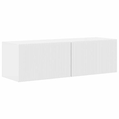 Mobile TV da parete 2 pcs Bianco Lucido 98 x 31 x 29,5 cm