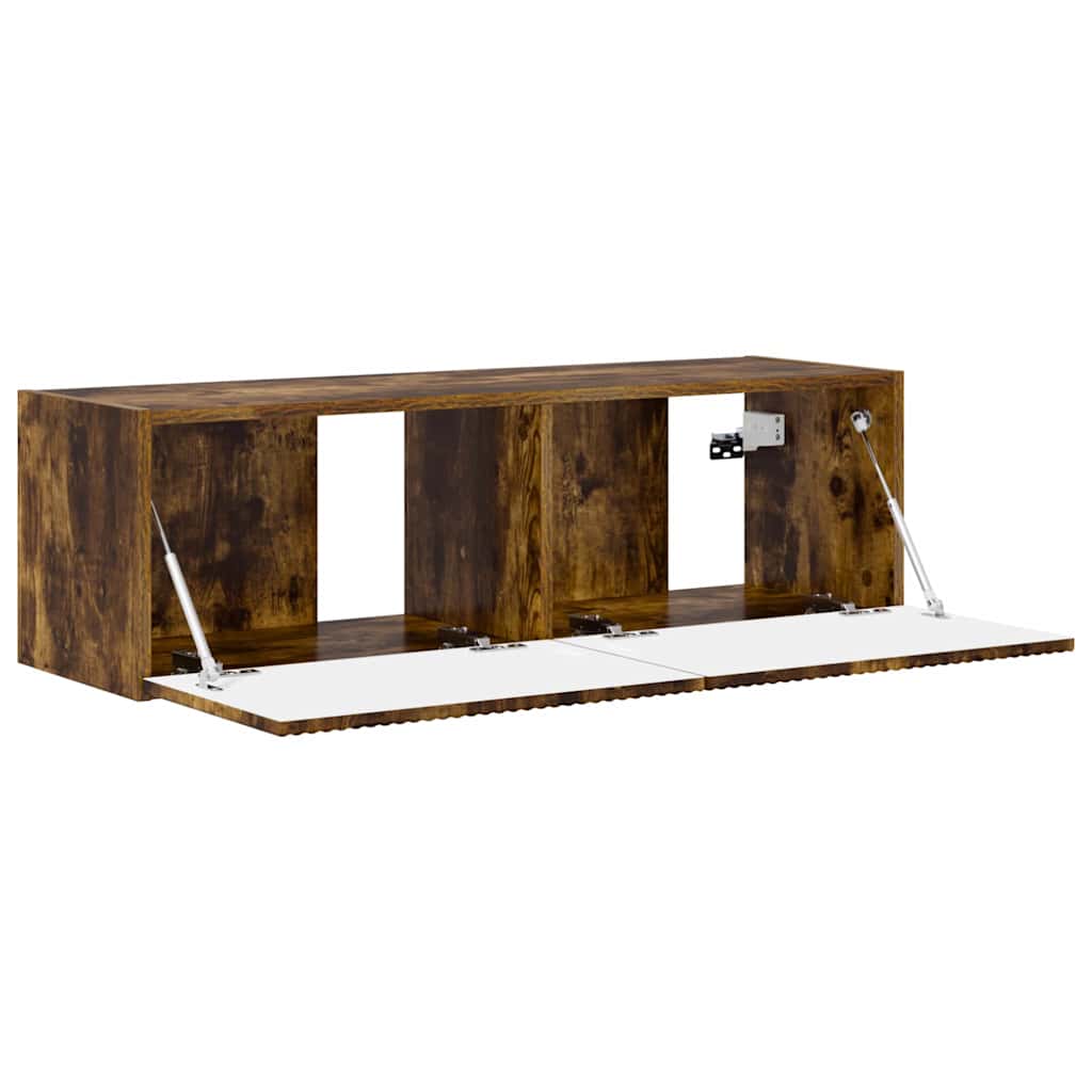 Mobile TV da parete Rovere fumÃ© 98 x 31 x 29,5 cm