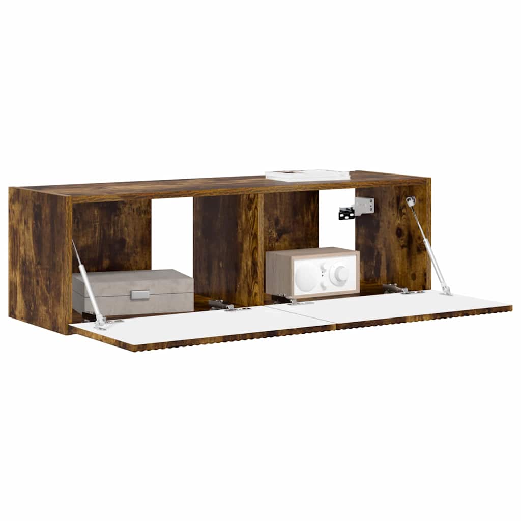 Mobile TV da parete Rovere fumÃ© 98 x 31 x 29,5 cm