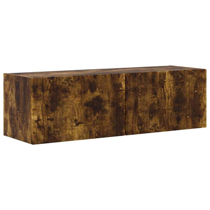 Mobile TV da parete 2 pcs Rovere fumÃ© 98 x 31 x 29,5 cm