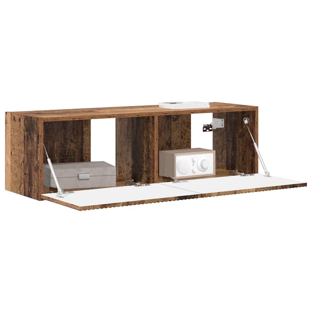 Mobile TV da parete Legno vecchio 98 x 31 x 29,5 cm