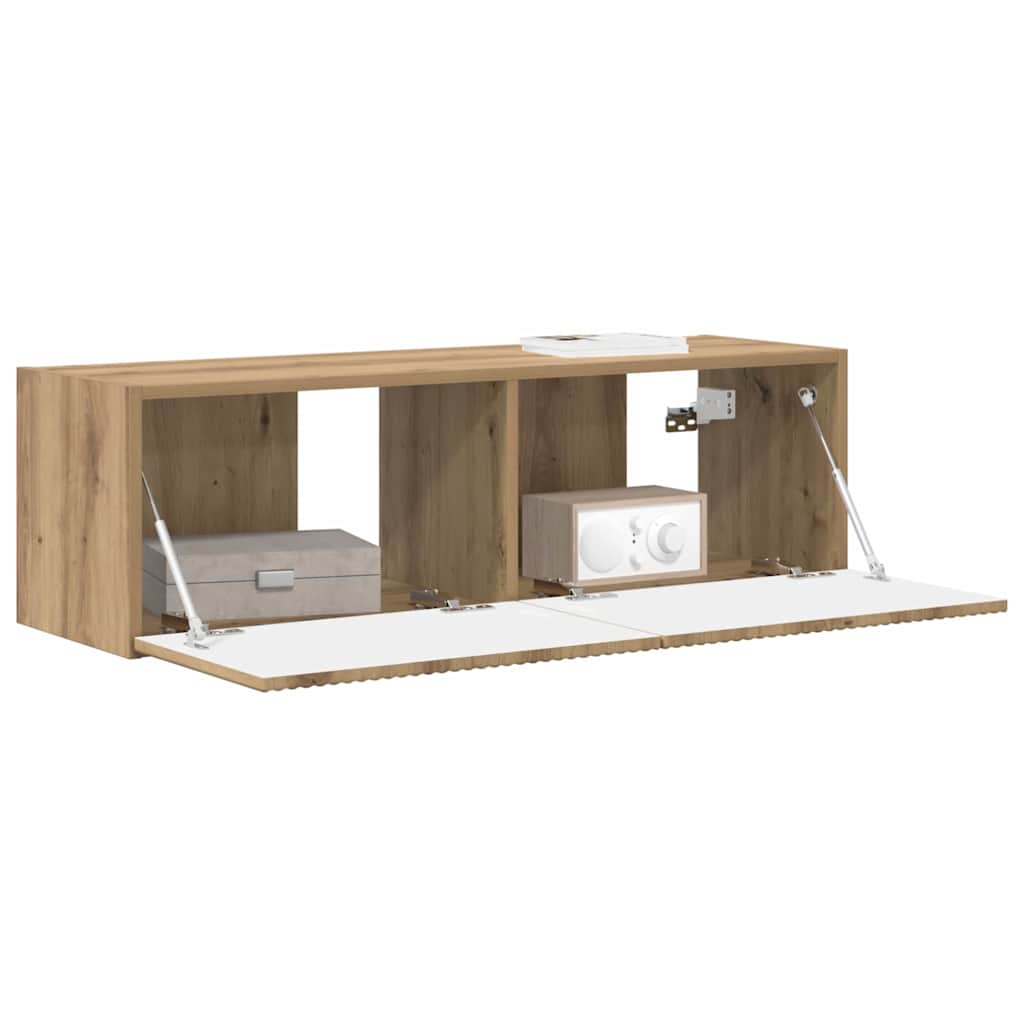 Mobile TV da parete Rovere Artigianale 98 x 31 x 29,5 cm