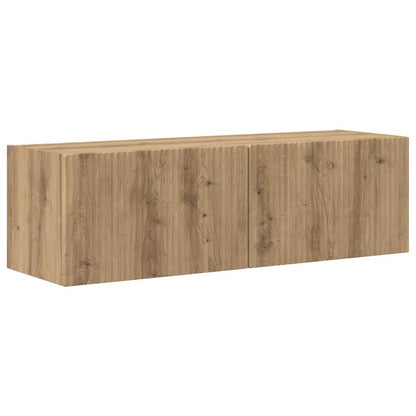 Mobile TV da parete 2 pcs Rovere Artigianale 98 x 31 x 29,5 cm