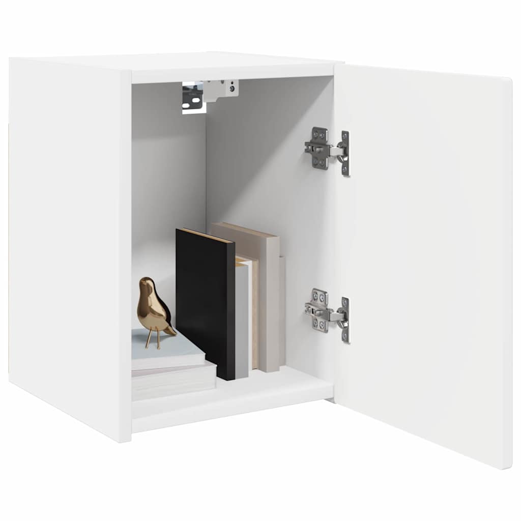 Mobile TV da parete Bianco 30 x 31 x 40 cm Legno multistrato