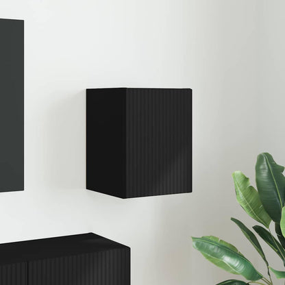 Mobile TV da parete Nero 30 x 31 x 40 cm Legno multistrato
