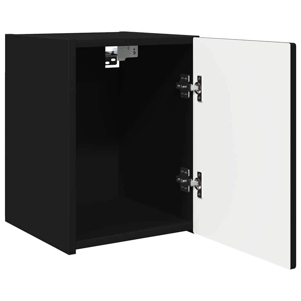 Mobile TV da parete Nero 30 x 31 x 40 cm Legno multistrato
