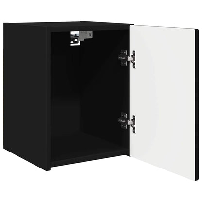 Mobile TV da parete Nero 30 x 31 x 40 cm Legno multistrato