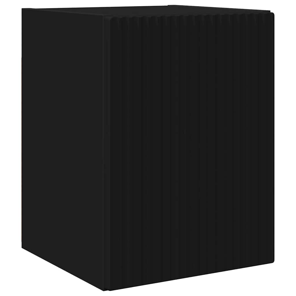 Mobile TV da parete 2 pcs Nero 30 x 31 x 40 cm