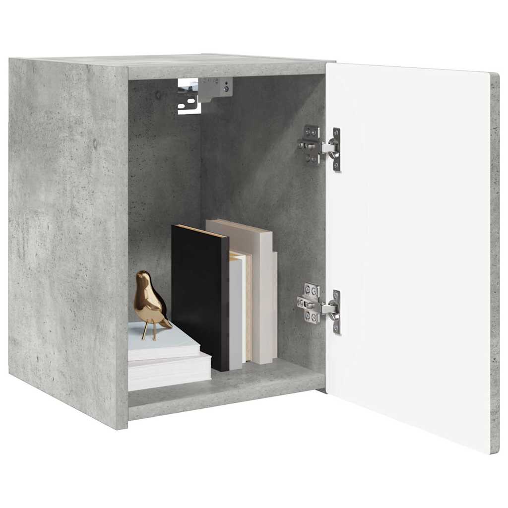 Mobile TV da parete 2 pcs Calcestruzzo 30 x 31 x 40 cm
