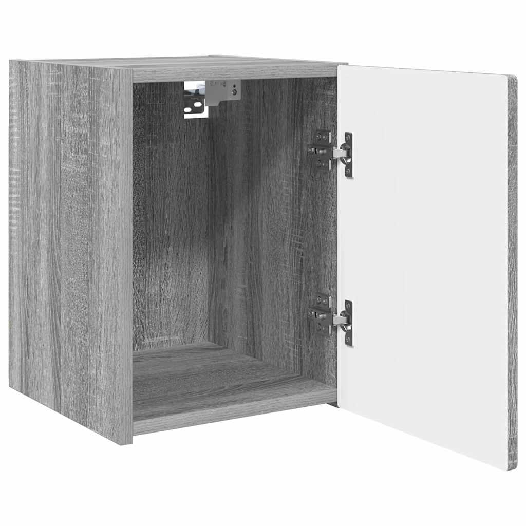 Mobile TV da parete Grigio Sonoma 30 x 31 x 40 cm