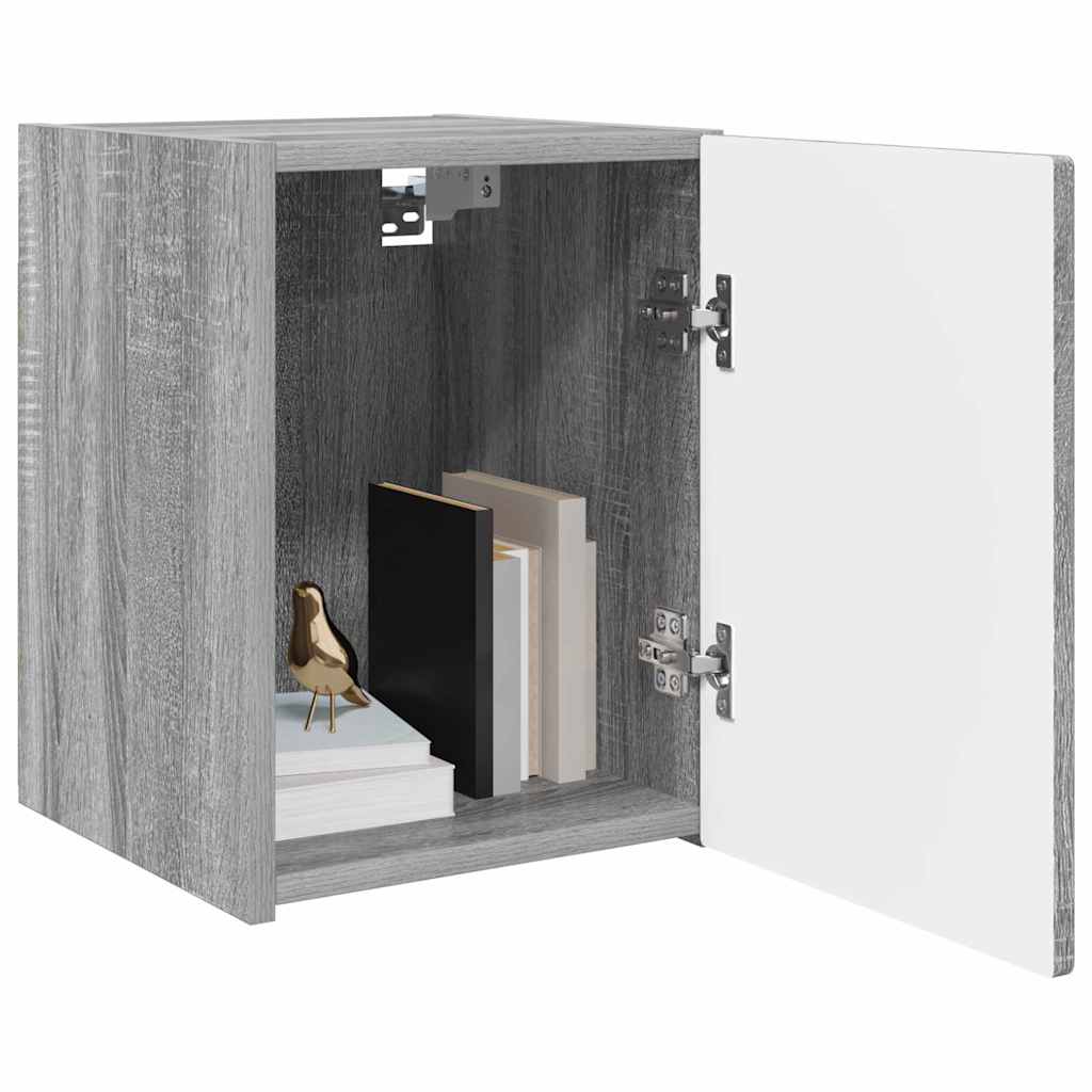 Mobile TV da parete Grigio Sonoma 30 x 31 x 40 cm