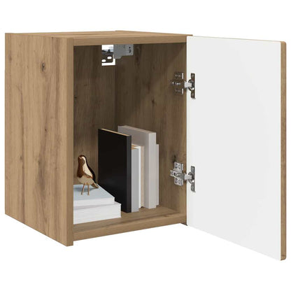 Mobile TV da parete 2 pcs Rovere Artigianale 30 x 31 x 40 cm
