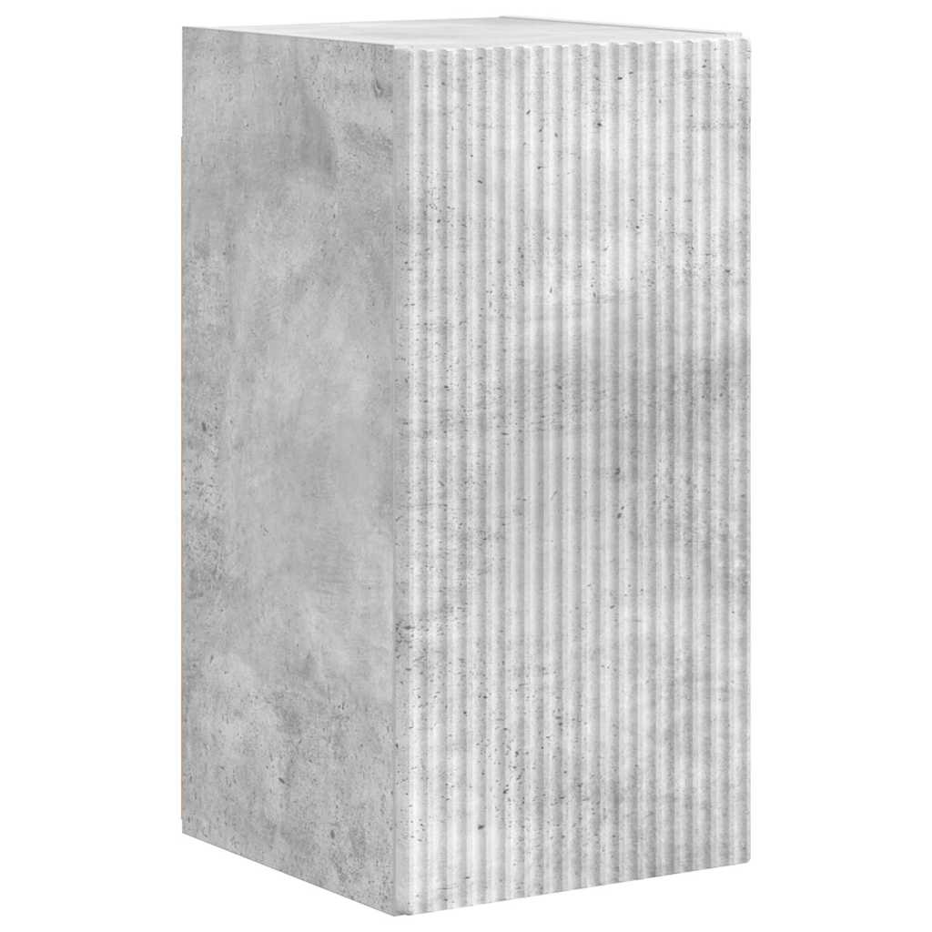 Mobile TV da parete 2 pcs Calcestruzzo 30 x 31 x 60 cm