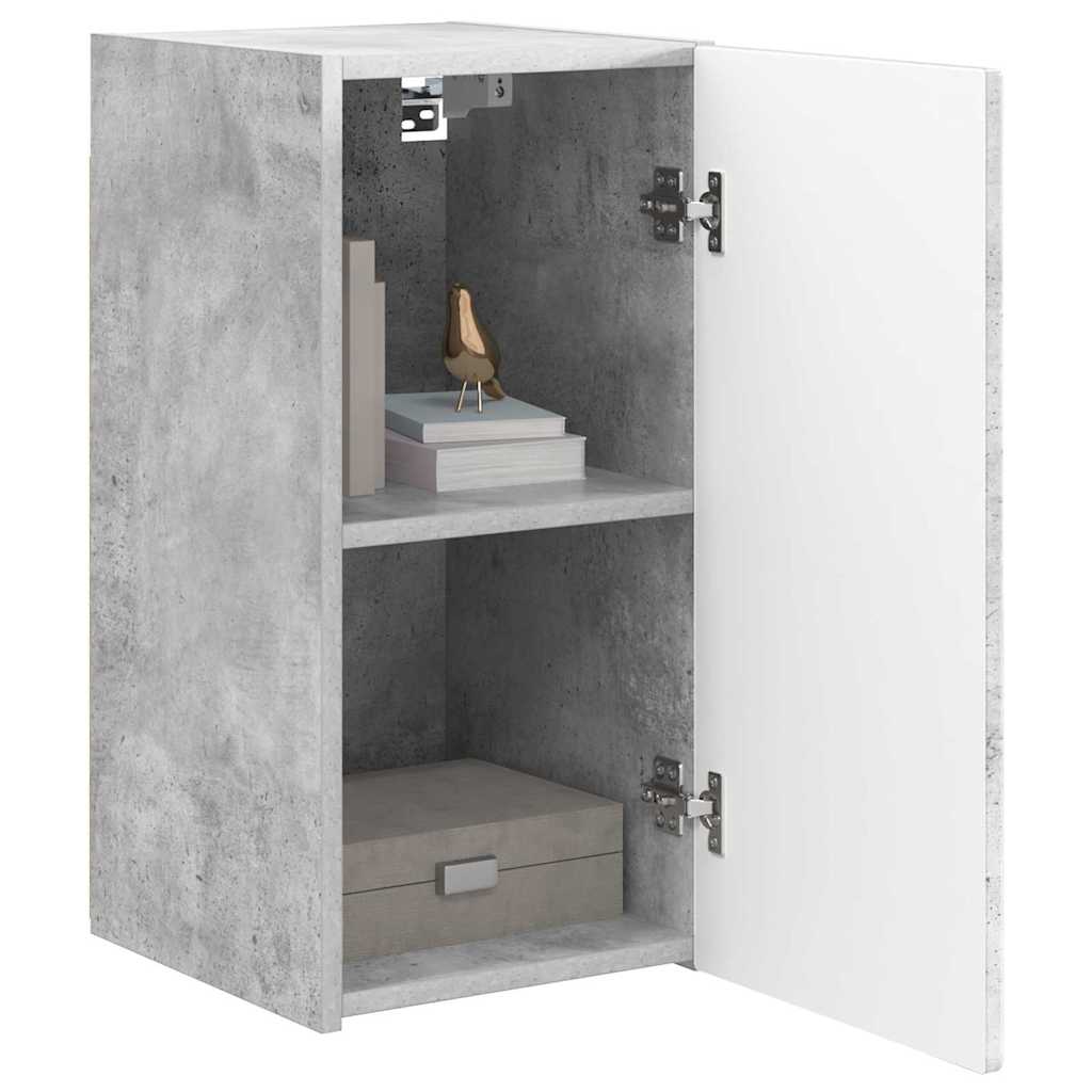 Mobile TV da parete 2 pcs Calcestruzzo 30 x 31 x 60 cm