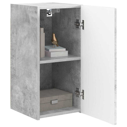 Mobile TV da parete 2 pcs Calcestruzzo 30 x 31 x 60 cm