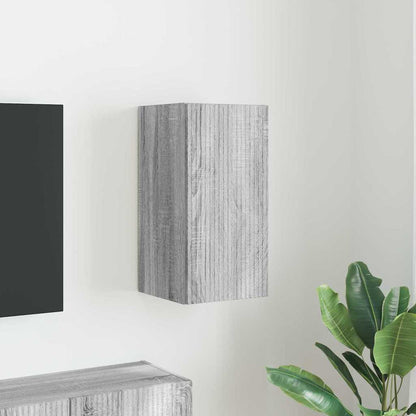 Mobile TV da parete Grigio Sonoma 30 x 31 x 60 cm