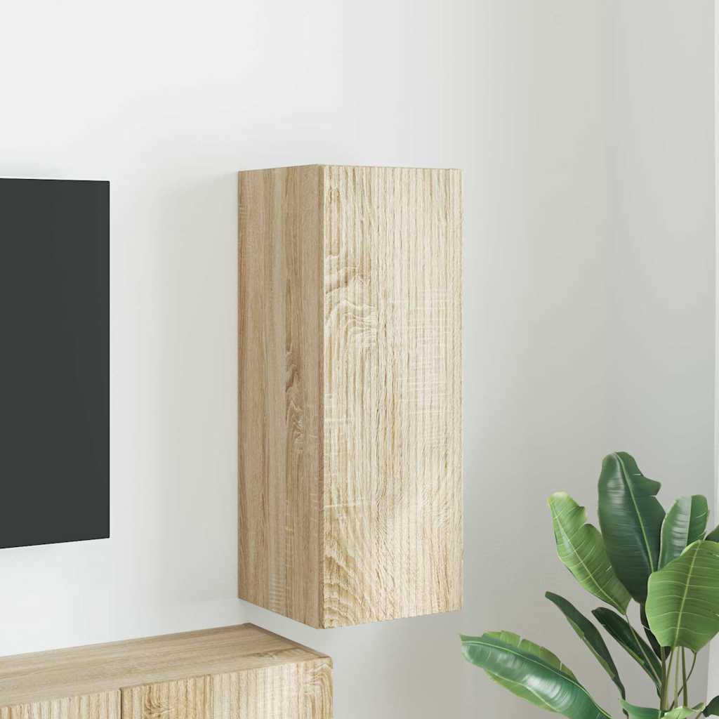 Mobile TV da parete Sonoma 30 x 31 x 80 cm Legno multistrato