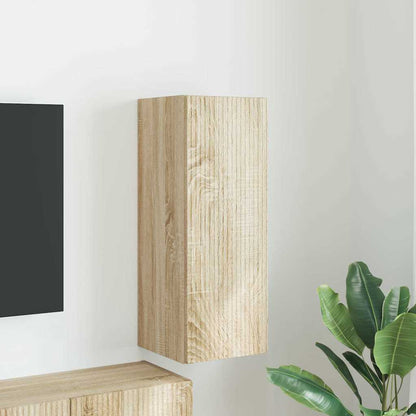 Mobile TV da parete Sonoma 30 x 31 x 80 cm Legno multistrato