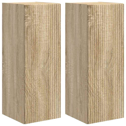 Mobile TV da parete 2 pcs Sonoma 30 x 31 x 80 cm