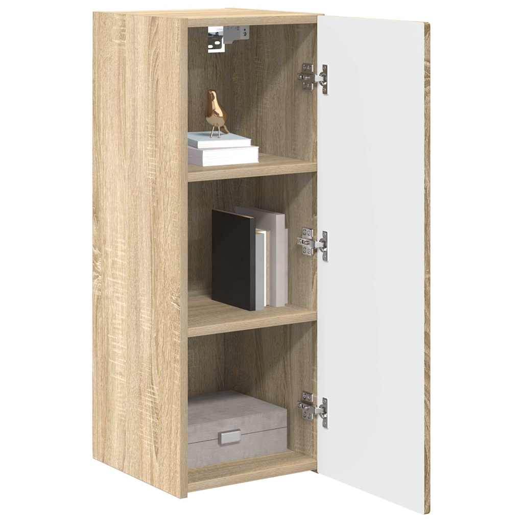 Mobile TV da parete 2 pcs Sonoma 30 x 31 x 80 cm