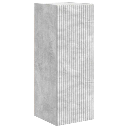 Mobile TV da parete 2 pcs Calcestruzzo 30 x 31 x 80 cm