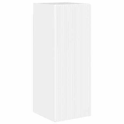 Mobile TV da parete Bianco Lucido 30 x 31 x 80 cm