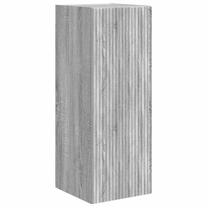 Mobile TV da parete 2 pcs Grigio Sonoma 30 x 31 x 80 cm