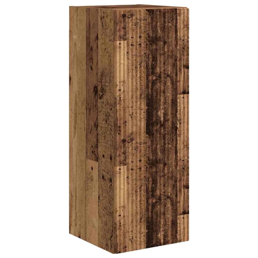 Mobile TV da parete 2 pcs Legno vecchio 30 x 31 x 80 cm