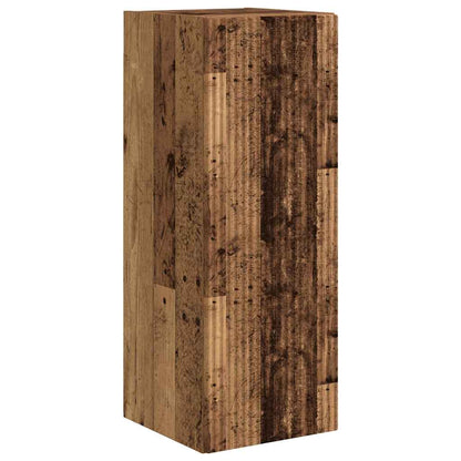 Mobile TV da parete 2 pcs Legno vecchio 30 x 31 x 80 cm