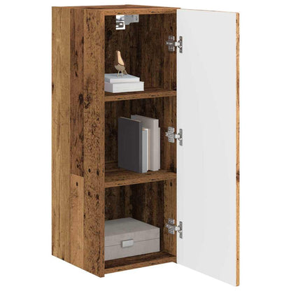 Mobile TV da parete 2 pcs Legno vecchio 30 x 31 x 80 cm