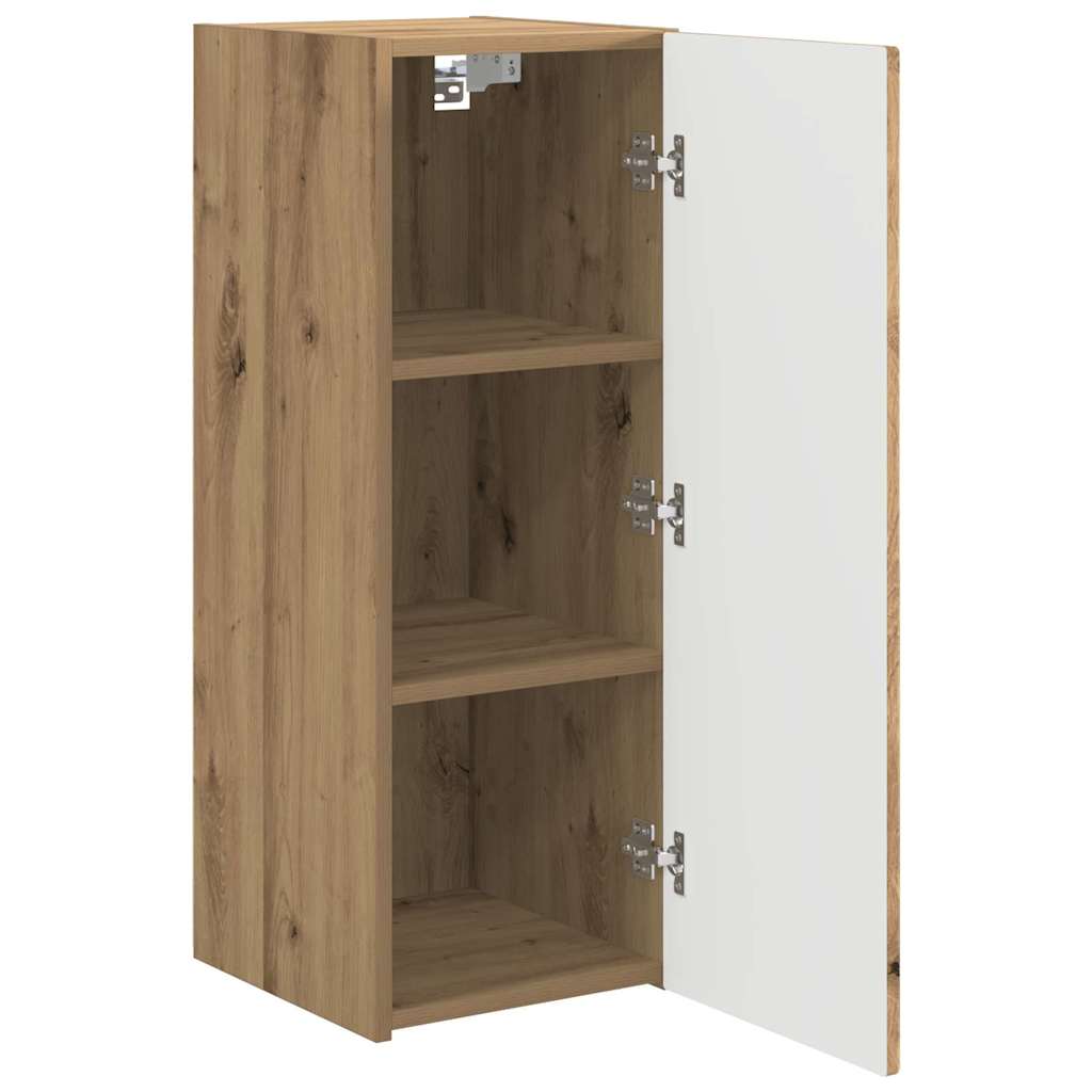 Mobile TV da parete Rovere Artigianale 30 x 31 x 80 cm