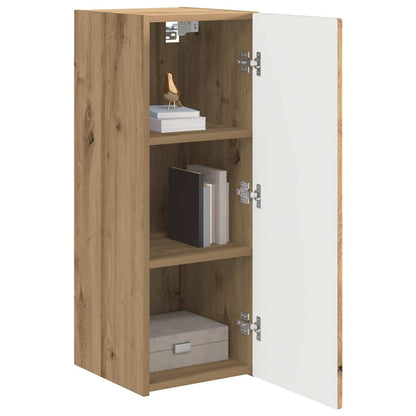 Mobile TV da parete 2 pcs Rovere Artigianale 30 x 31 x 80 cm
