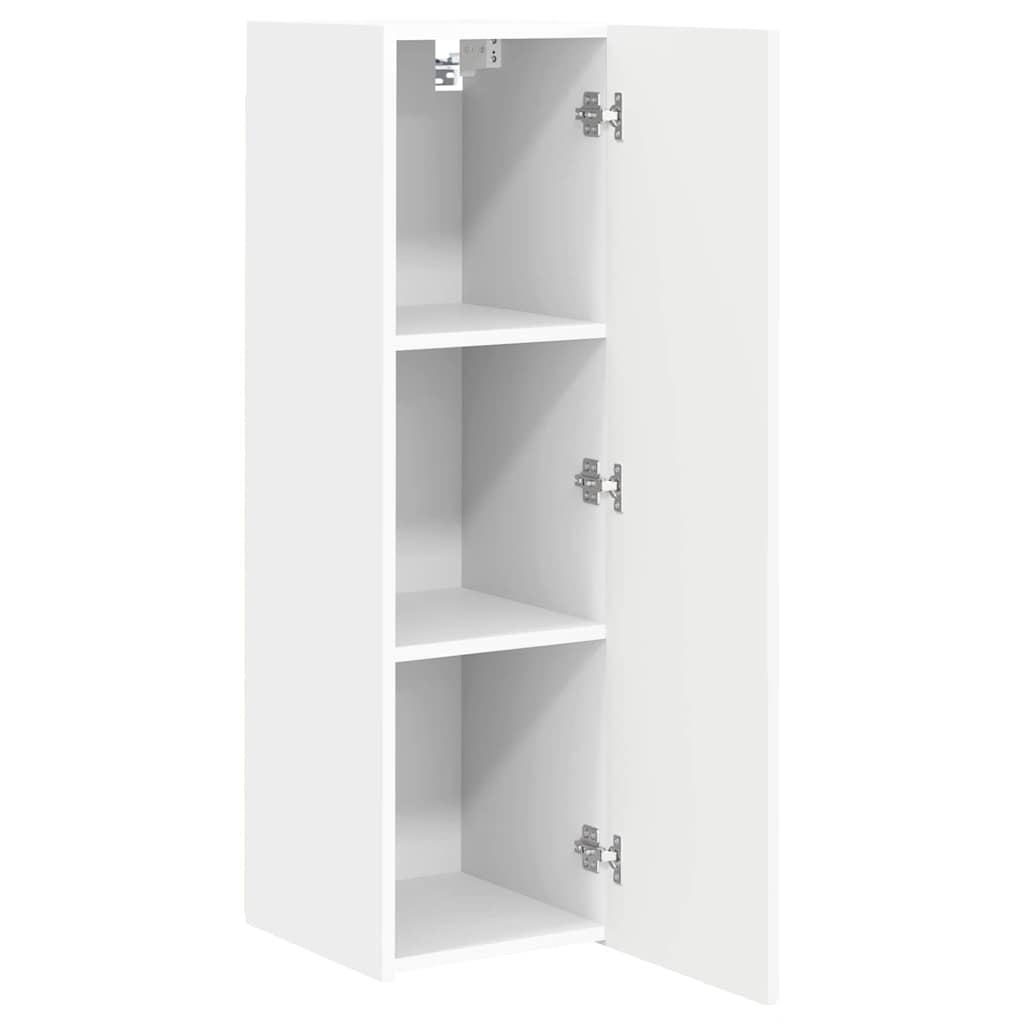 Mobile TV da parete Bianco 30 x 31 x 100 cm Legno multistrato