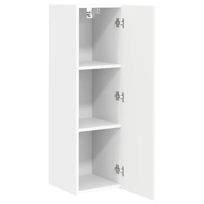 Mobile TV da parete Bianco 30 x 31 x 100 cm Legno multistrato