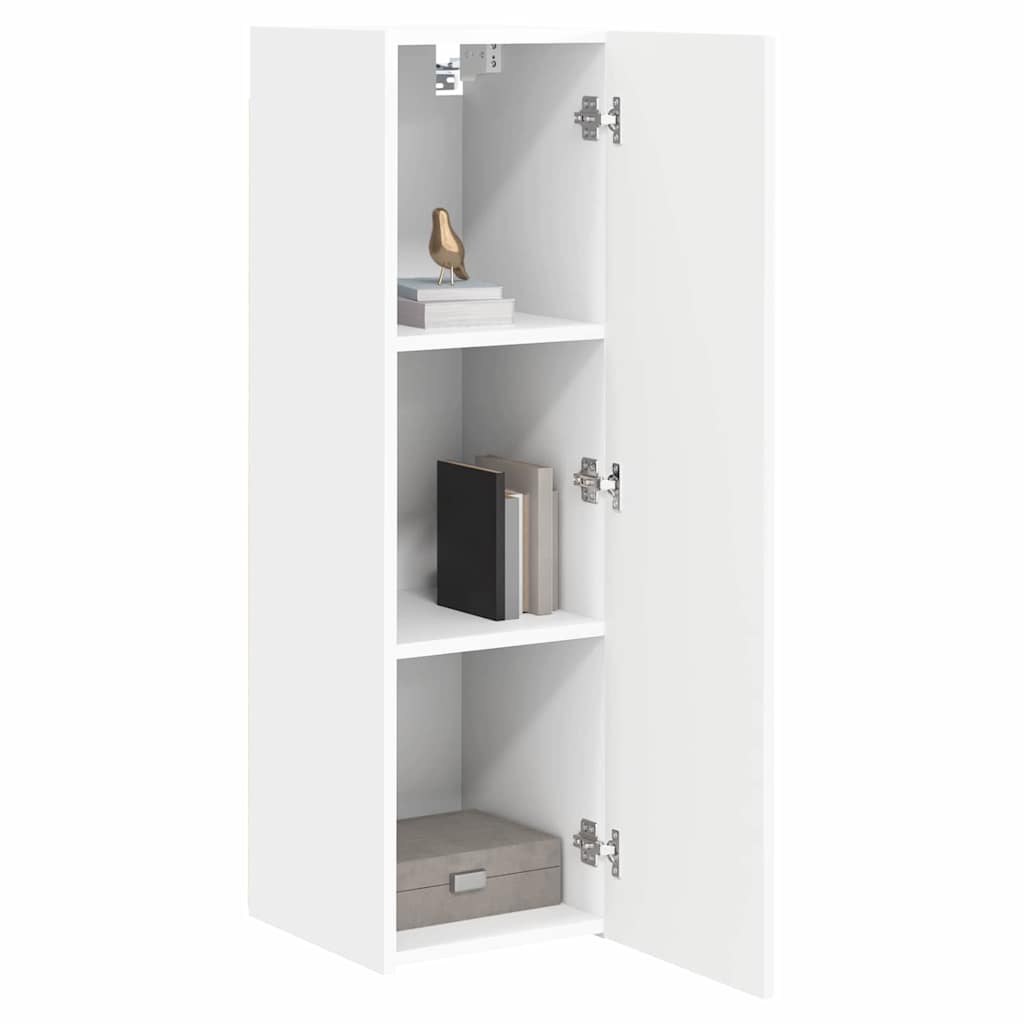 Mobile TV da parete 2 pcs Bianco 30 x 31 x 100 cm