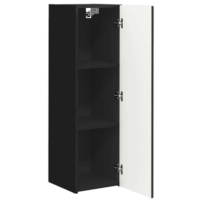 Mobile TV da parete Nero 30 x 31 x 100 cm Legno multistrato