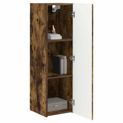 Mobile TV da parete 2 pcs Rovere fumÃ© 30 x 31 x 100 cm