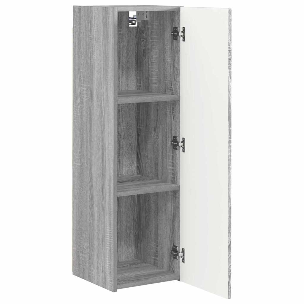 Mobile TV da parete Grigio Sonoma 30 x 31 x 100 cm